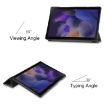 Samsung Galaxy Tab A8 2021 Leather Case, Three-Fold Holder, Grey - 6