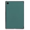 Samsung Galaxy Tab A8 2021 Leather Case, Three-Fold Holder, Dark Green - 3