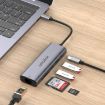 Amalink 95122D Type-C/USB-C to RJ45 + 2 USB Ports + PD 3.0 HUB Grey - 4