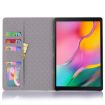 Samsung Galaxy Tab A7 T500 Leather Case, Light Brown, Cross Texture - 4
