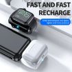 JJT-997 Type-C Earphone & Watch Wireless Charger for AirPods & iWatch - 7