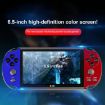 X16 6.5" Screen Handheld Game Console 8GB Memory (Blue+Red) - 2