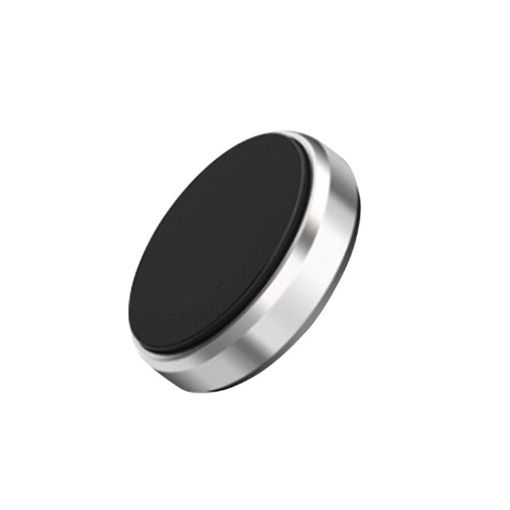 A8 Silver Car Magnetic Phone Holder - Secure Mount for Vehicles - 1