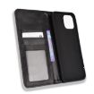 Ulefone Note 6/6P Leather Case - Magnetic Buckle, Retro Texture, Black - 4