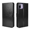 Ulefone Note 6/6P Retro Leather Phone Case - Crazy Horse Texture, Black - 1