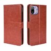 Ulefone Note 6/6P Brown Leather Phone Case - Retro Crazy Horse Texture - 1