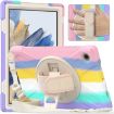 Samsung Galaxy Tab A8 10.5 2021 Case, Silicone + PC, Colorful Pink - 1