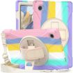Samsung Galaxy Tab A8 10.5 2021 Case, Silicone + PC, Colorful Pink - 2