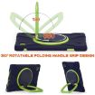 Samsung Galaxy Tab A8 10.5 2021 Case, Silicone + PC, Navy Blue/Lime - 4