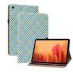 Samsung Galaxy Tab A7 10.4 2020 Rainbow Leather Tablet Case - 1