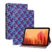 Samsung Galaxy Tab A7 10.4 2020 Blue Color Weave Leather Case - 1