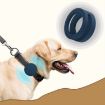 Anti-scratch Shockproof Silicone AirTag Pet Collar Case, Blue, 34.1x34.1x18.2mm - 6