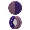 AirTag Pet Collar Case, Anti-scratch Shockproof Silicone, Taro Purple, 34mm - 1