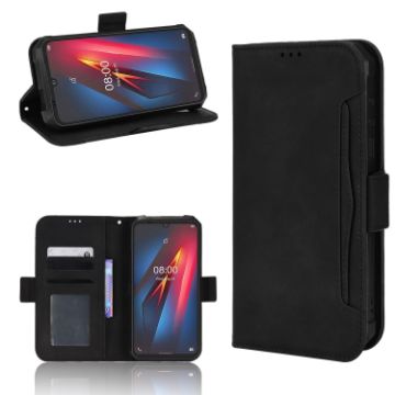 Ulefone Armor 8 Black Leather Phone Case - Calf Pattern Skin Feel - 1
