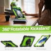 Samsung Galaxy Tab A8 10.5 2021 X200/X205 Silicone PC Case Yellow Green - 3
