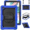 Samsung Galaxy Tab A8 10.5 2021 X200/X205 Black Blue Case Silicone+PC - 1