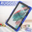 Samsung Galaxy Tab A8 10.5 2021 X200/X205 Black Blue Case Silicone+PC - 5
