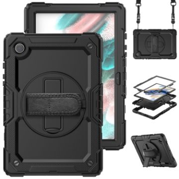 Samsung Galaxy Tab A8 10.5 2021 X200/X205 Black Silicone PC Case - 1