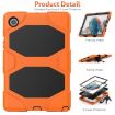 Samsung Galaxy Tab A8 10.5 2021 X200/X205 Orange Silicon PC Case - 3