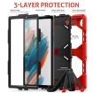 Samsung Galaxy Tab A8 10.5 2021 X200/X205 Red Silicone PC Case - 4