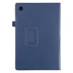 Samsung Galaxy Tab A8 10.5 2021 Dark Blue Leather Tablet Case - 3