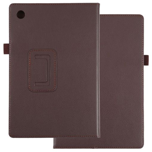 Samsung Galaxy Tab A8 10.5 2021 Brown Leather Tablet Case - 1