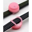 Yellow Silicone Protective Case with Light for AirTag Pet Collar Tracker - 3