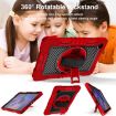 Samsung Galaxy Tab A8 10.5 2021 Red+Black 360 Rotating Case - 6