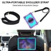 Samsung Galaxy Tab A8 10.5 2021 Case, 360 Rotation, Purple/Mint Green - 7