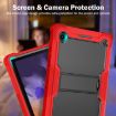 Shockproof Red/Black Case for Samsung Galaxy Tab A8 10.5 2021 with Holder - 4
