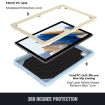 Samsung Galaxy Tab A8 10.5 2021 Case Beige PC + Silicone Holder - 4