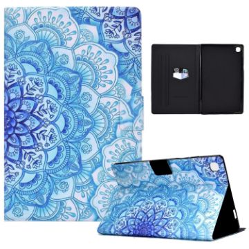 Samsung Galaxy Tab A 8.0 2019 Green Flower TPU Leather Case - 1
