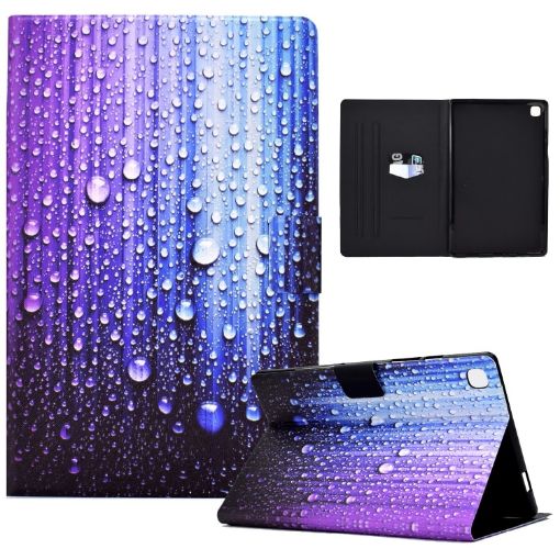Samsung Galaxy Tab A 8.0 2019 TPU Leather Case (Water Droplets) - 1