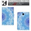 Samsung Galaxy Tab A 8.0 2015 Green Flower TPU Leather Case - 6