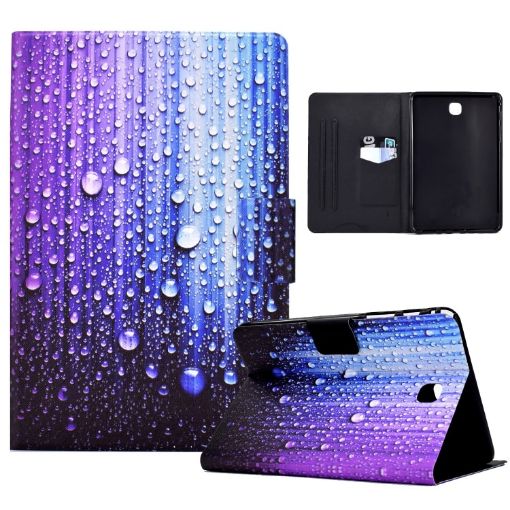 Samsung Galaxy Tab A 8.0 2015 TPU Leather Case - Water Droplets Design - 1