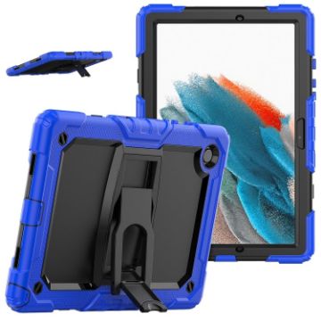 Samsung Galaxy Tab A8 10.5 2021 Shockproof Case - Black/Blue Silicone+PC - 1