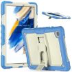 Samsung Galaxy Tab A8 10.5 2021 Shockproof Case, Beige Silicone + PC - 1