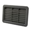 Snap-on RV/Bus Oblique Louver Outlet Panel Grey 193x122mm A6787 - 1