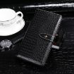 Ulefone Note 13P Crocodile Texture Flip Leather Case - Black - 1