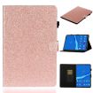 Samsung Galaxy Tab A8 10.5 2021 Glitter Leather Case Rose Gold - 1
