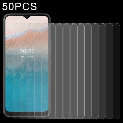 50 PCS 0.26mm 9H Tempered Glass Screen Protector for Nokia C21 Plus - 1
