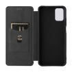 Ulefone Note 12P Black PU Phone Case - Carbon Fiber Texture Flip Cover - 4