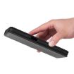 Ulefone Note 12P Black PU Phone Case - Carbon Fiber Texture Flip Cover - 7