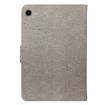 Samsung Galaxy Tab A8 10.5 2021 Butterfly Flower Leather Case Grey - 3