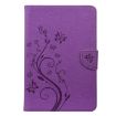 Samsung Galaxy Tab A8 10.5 2021 Butterfly Flower Leather Case Purple - 2