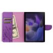 Samsung Galaxy Tab A8 10.5 2021 Butterfly Flower Leather Case Purple - 4