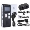 4GB USB Dictaphone Voice Recorder with WAV MP3 Player - Grey SK-012 - 7