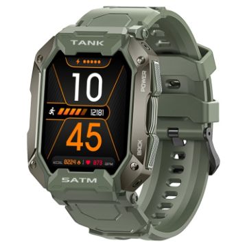 TANK M1 Smart Watch 1.72" TFT Screen, Sleep & Heart Rate Monitor, Green - 1