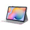 Samsung Galaxy Tab S5e T720/T725 Watercolor Flip Leather Case Berry - 4