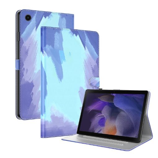 Samsung Galaxy Tab 9 Watercolor Flip Leather Case (Winter Snow) - 1